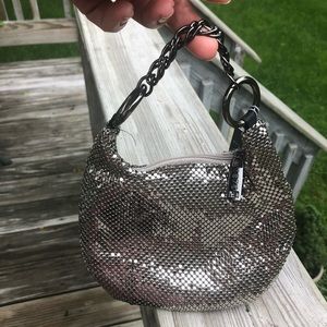 Whiting & Davis silver mini bag
